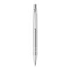 Stylo bille dans étui tube métal Argent | Tampographie 1 couleur | à 180 degrés du clip | 7 mm x 45 mm | non disponible