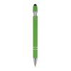 Paris soft touch, encre bleue R-AL Vert clair | Gravure | dans le prolongement du clip | 35 mm x 8 mm | non disponible