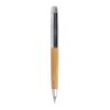 Stylo-bille en métal bambou dans un tube Nature | sans marquage | non disponible | non disponible | non disponible