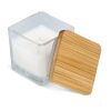 Bougie végétale Chakra dans un pot en verre Blanc | sans marquage | non disponible | non disponible
