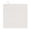 Serviette de golf à séchage rapide avec crochet R-PET 30x30cm sublimation Blanc-Gris | sans marquage | non disponible | non disponible