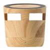 Enceinte 3W et Chargeur sans fil 5W en bois Nature | sans marquage | non disponible | non disponible | non disponible