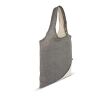 Sac à provisions Coton recyclé OEKO-TEX® 140g/m² 38x42cm Gris ardoise