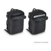 Sac à dos Dalston avec revêtement PU Sac à dos sous vide 30 x 15 x 45 cm 20 L Noir | Transfert numérique | recto en haut | 120 mm x 200 mm