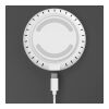 Chargeur rapide sans fil 15W avec indicateur LED Blanc | sans marquage | non disponible | non disponible