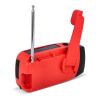 SafeSound Radio d'urgence solaire avec manivelle et powerbank Rouge / blanc | sans marquage | non disponible | non disponible