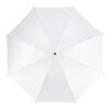 Verdure 190T Pongee 23" Parapluie à crochet coupe-vent Ouverture automatique Blanc
