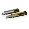 Cutter robuste et rechargeable en plastique RCS jaune | sans marquage | non disponible | non disponible