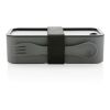 Lunch box avec cuichette en rPP GRS gris | sans marquage | non disponible | non disponible