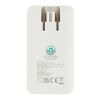 Chargeur plat 65W GAN avec connecteurs universels Fluxo RCS blanc