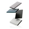 Powerbank 4000mAh en plastique recyclé/aluminium RCS gris | sans marquage | non disponible | non disponible