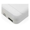 Powerbank 5000 mAh en plastique recyclé RCS blanc | sans marquage | non disponible | non disponible
