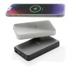 Powerbank 5000mAh avec induction 5W en plastique recyclé RCS noir | sans marquage | non disponible | non disponible