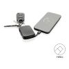Porte-clés powerbank 2000mAh et câbles intégrés Nexo RCS noir | sans marquage | non disponible | non disponible
