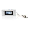 Porte-clés appareil photo en ABS RCS Cliq it blanc | sans marquage | non disponible | non disponible