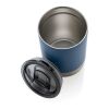 Mug en acier inoxydable recyclé RCS bleu | sans marquage | non disponible | non disponible