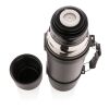 Bouteille isotherme avec 2 tasses anthracite | sans marquage | non disponible | non disponible | non disponible