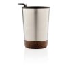 Tasse à café en liège et en acier inoxydable GRS argent | sans marquage | non disponible | non disponible