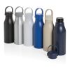 Bouteille 680ml en aluminium recyclé certifiée RCS Pluto blue marin | sans marquage | non disponible | non disponible