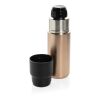 Bouteille isotherme 500ml avec tasse Thermocup RCS bronze