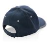Casquette contraste 6 panneaux coton recyclé Impact AWARE™ bleu marine | sans marquage | non disponible | non disponible | non disponible