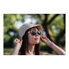 Lunettes de soleil en bambou FSC® et plastique recyclé RCS noir | sans marquage | non disponible | non disponible
