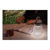 Lampe de table rechargeable par USB en plastique RCS Aurora gris | sans marquage | non disponible | non disponible