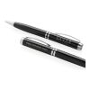 Set stylo exécutif noir-argent | sans marquage | non disponible | non disponible | non disponible