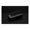 Coffret de stylos en acier recyclé Swiss Peak OSLO noir