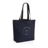 Sac shopping en toile 240g/m² recyclée non teinté Aware™ bleu marine | sans marquage | non disponible | non disponible | non disponible