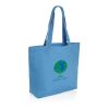 Sac shopping en toile recyclé 240g/m² Impact Aware™ Bleu Tranquille | sans marquage | non disponible | non disponible | non disponible