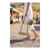 Sac cabas 350gsm en coton recyclé AWARE™ SHOP LOCAL blanc