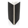 Cahier A5 en feutre recyclé certifié GRS Phrase noir | sans marquage | non disponible | non disponible