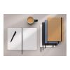 Cahier A5 en kraft recyclé et papier de verre Craftstone bleu | sans marquage | non disponible | non disponible