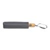 Parapluie 21" automatique rPET 190T et bambou Impact AWARE™ gris | sans marquage | non disponible | non disponible