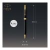 Parker Stylo à bille SONNET mat avec finitions en palladium doré