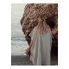 VINGA Poncho de plage ou hammam en éponge Tolo gris-blanc cassé | sans marquage | non disponible | non disponible | non disponible