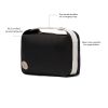VINGA Trousse de toilette RCS Sortino noir | sans marquage | non disponible | non disponible