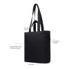 VINGA Tote bag avec zip en toile recyclée Hilo AWARE™ noir | sans marquage | non disponible | non disponible | non disponible