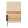 VINGA Carnet de notes en toile recyclée RCS Bosler marron | sans marquage | non disponible | non disponible