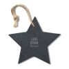 Suspension étoile en ardoise noir | sans marquage | non disponible | non disponible | non disponible