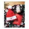 Bonnet de Noël avec revers en tricot rouge | sans marquage | non disponible | non disponible | non disponible