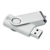 Clé USB 16G en ABS recyclé blanc | sans marquage | non disponible | non disponible | non disponible