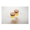 Mug en verre double paroi 300ml transparent | sans marquage | non disponible | non disponible | non disponible