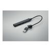 Hub USB 4 ports 19 cm noir | sans marquage | non disponible | non disponible | non disponible