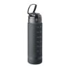 Bouteillen de sport RPET 1L noir | sans marquage | non disponible | non disponible | non disponible