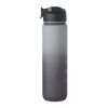 Bouteille de sport RPET 1L noir | sans marquage | non disponible | non disponible | non disponible