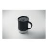 Mug simple paroi 300ml noir | sans marquage | non disponible | non disponible