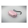 Chauffe-main électrique en alu rose