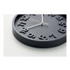 Horloge murale en PP noir | sans marquage | non disponible | non disponible | non disponible